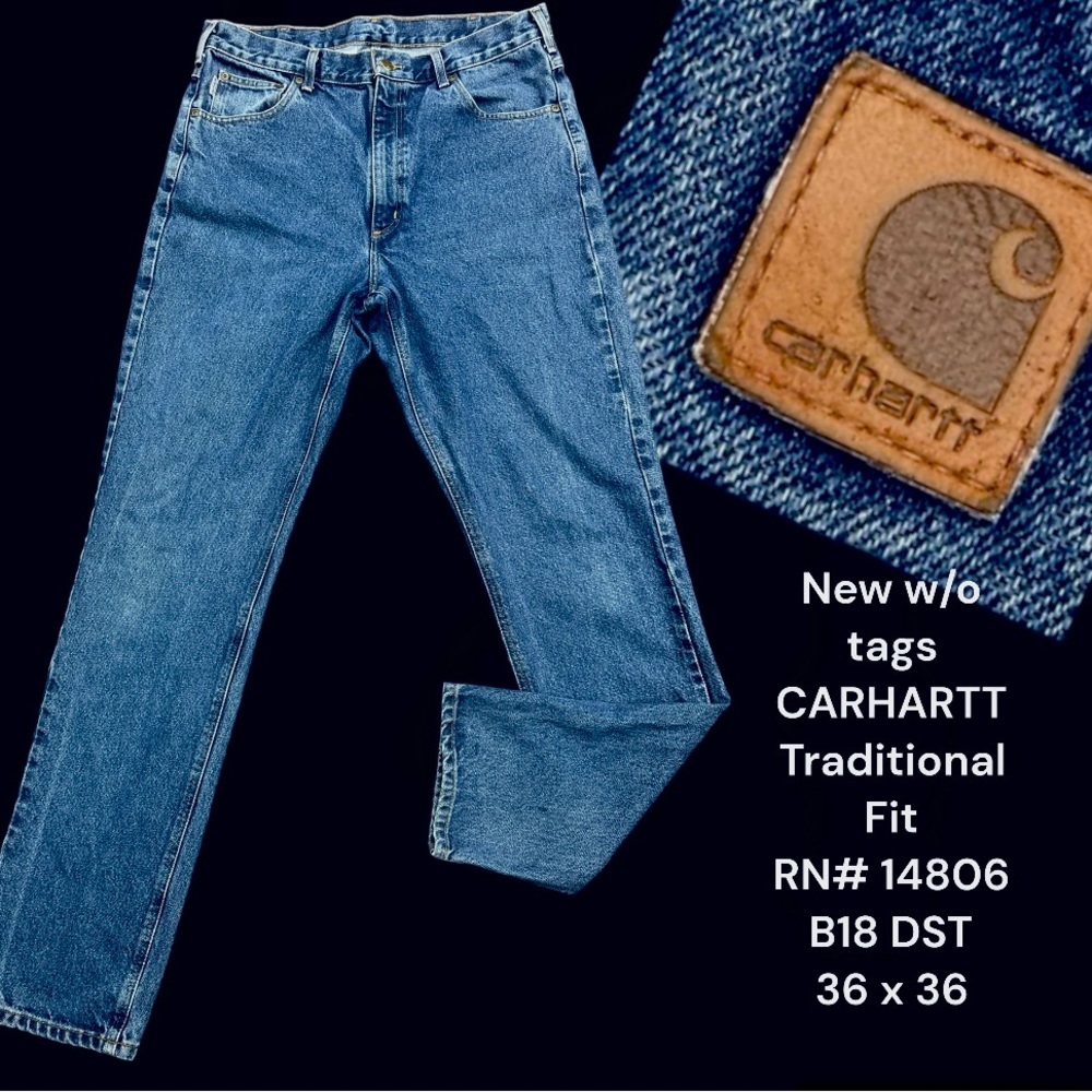 Carhartt mens jeans 36x36 NEW w/tags